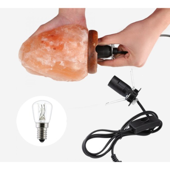 （7-10 kg）ヒマラヤピンクソルトロッククリスタルランプ - 本物